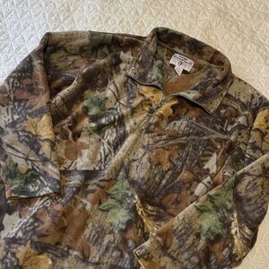Wrangler Vintage Camouflage Fleece Pullover XXL